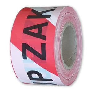 003 VYTYČOVACÍ VÝSTRAŽNÁ PÁSKA vstup zakázán 80 mm / 250 m