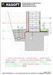 Systém sanace vlhkého zdiva - podsklepená stavba - vnější obvodová zeď